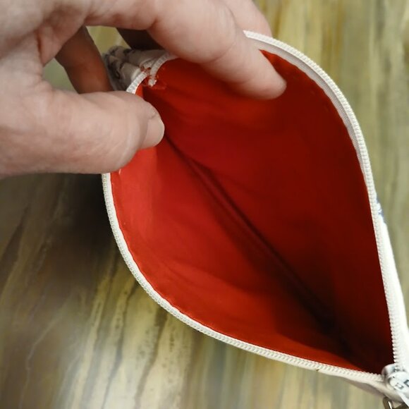 New Western Cowboy Rodeo USA Flag Pouch Wristlet Clutch Red White Blue Southwest - Picture 5 of 5